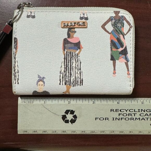 Parfois Printed Card Holder Zip Wallet NWOT - Picture 4 of 4